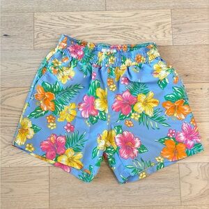 Ralph Lauren Custom Blue Floral Swim Shorts Size Small